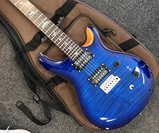 【エレキギター新製品情報】2020/8/8(土)発売開始！PRS 35th Anniversary SE Custom24に新カラー登場！美しい青にフレイムトップが映える一本！