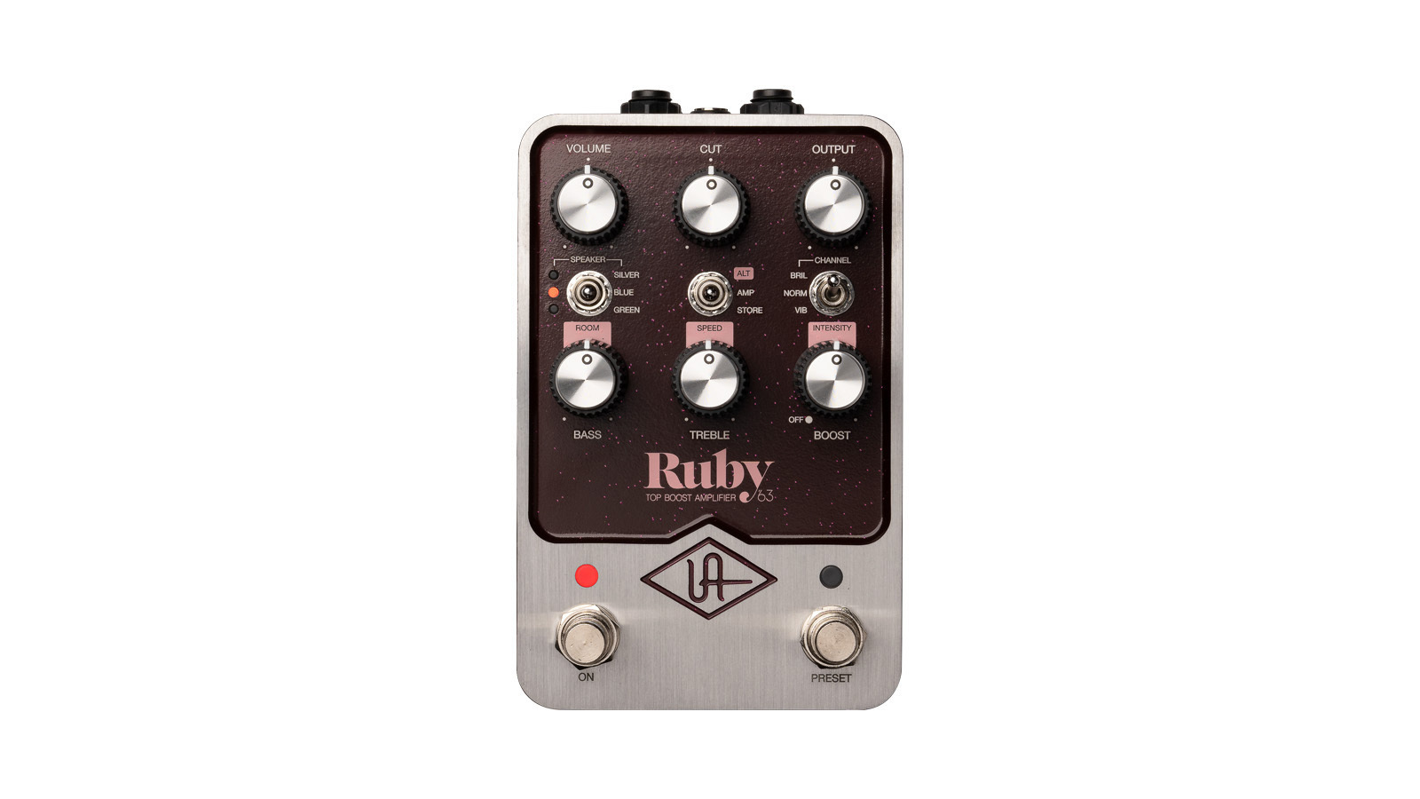 アンプシミュレーターUAFX Ruby '63 Top Boost Amplifier