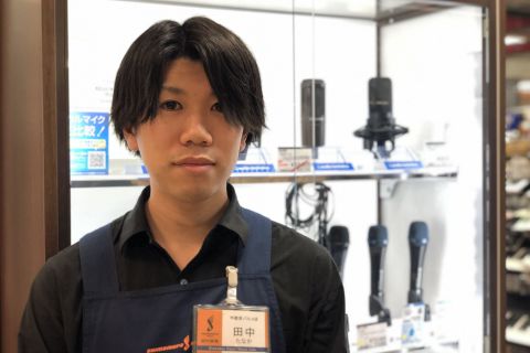 スタッフ写真 フレッシュな新人 田中