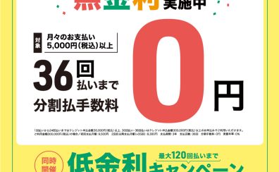 【クレジット無金利キャンペーン】2023年3月31日(金)まで！お得に楽器を手に入れるチャンスです！