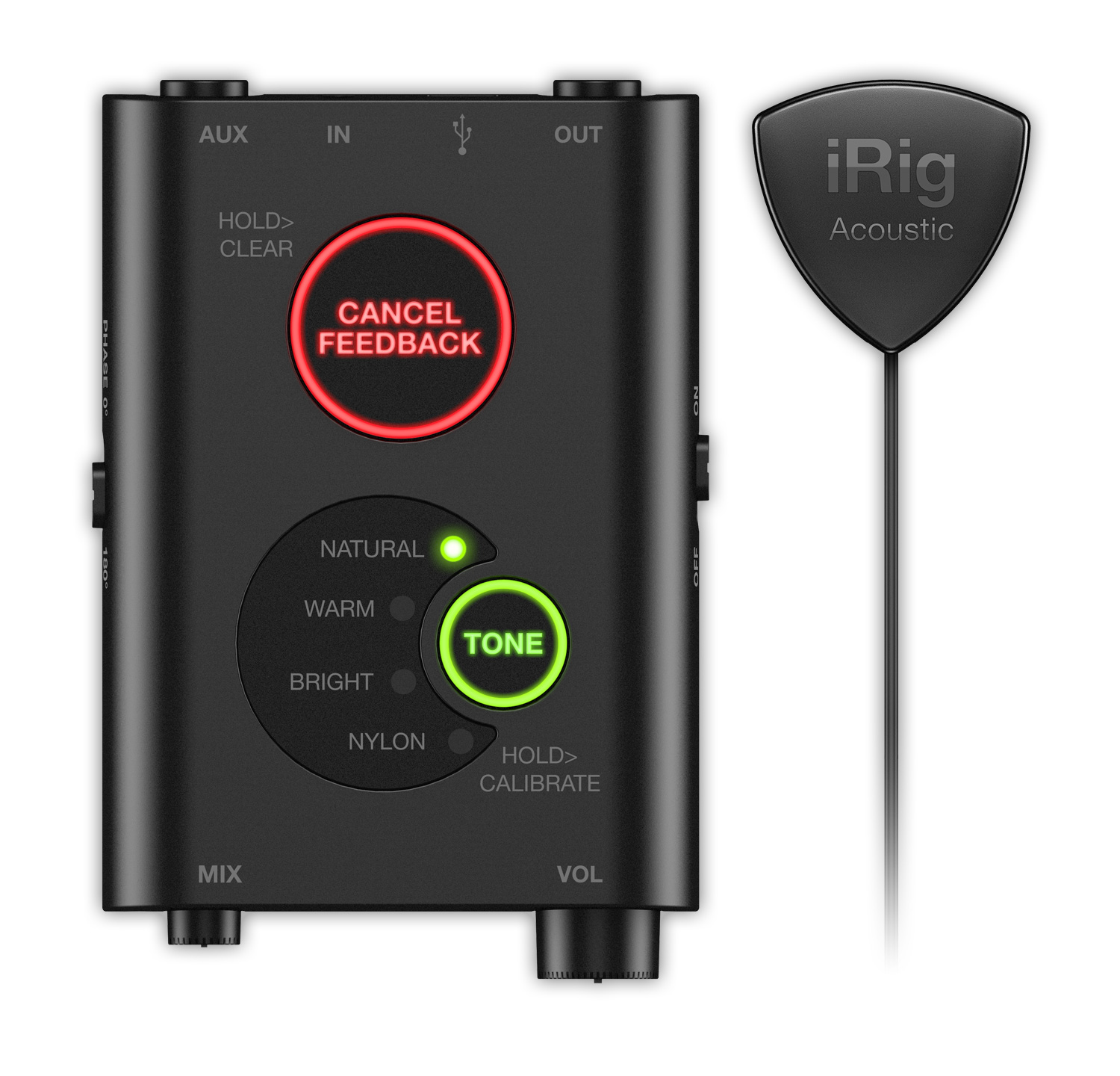 アコギ・ウクレレ】加工無しで使えるピックアップ、iRig Acoustic