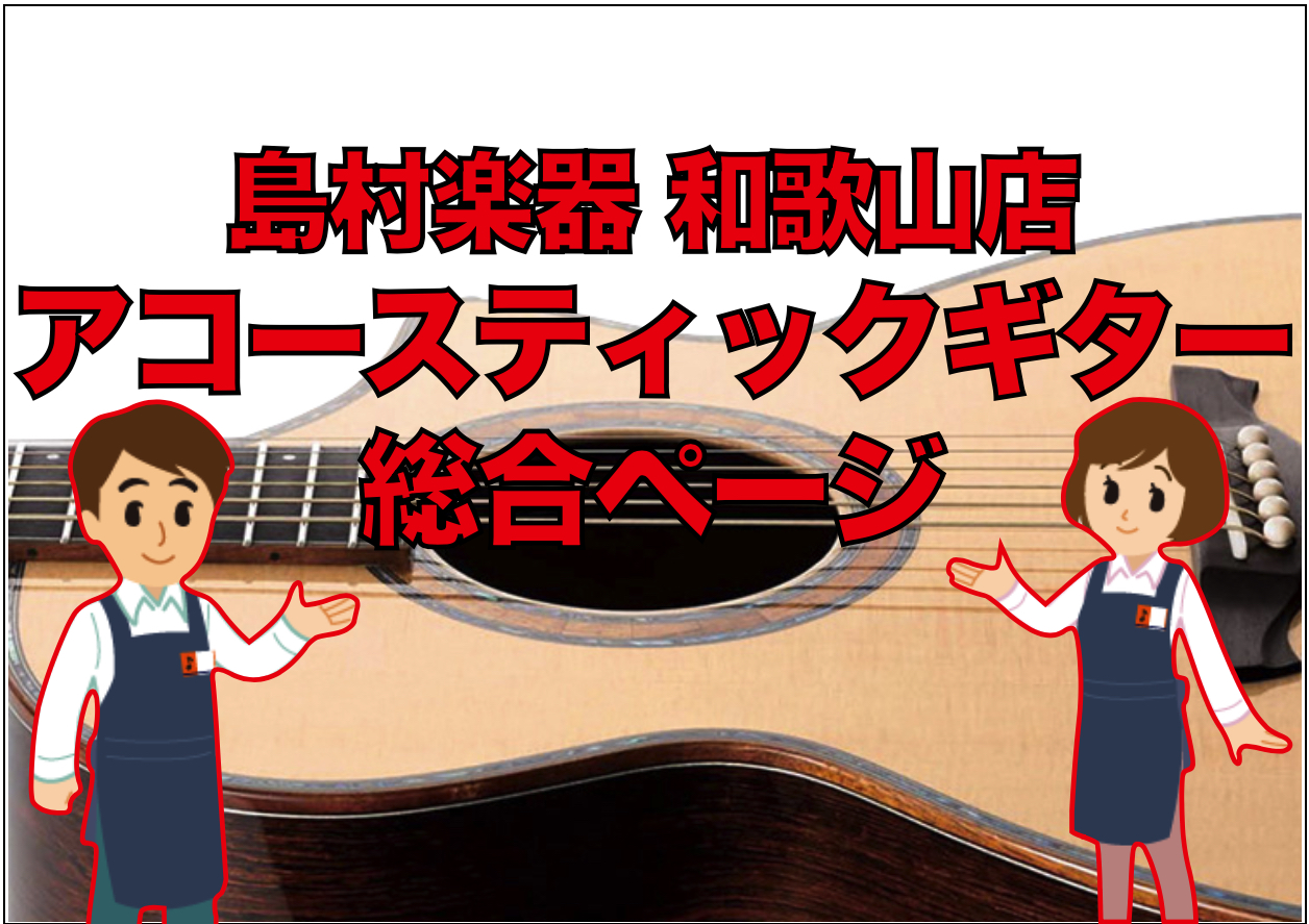 【アコースティックギター総合ページ】アコースティックギターのことなら島村楽器 和歌山店へ！