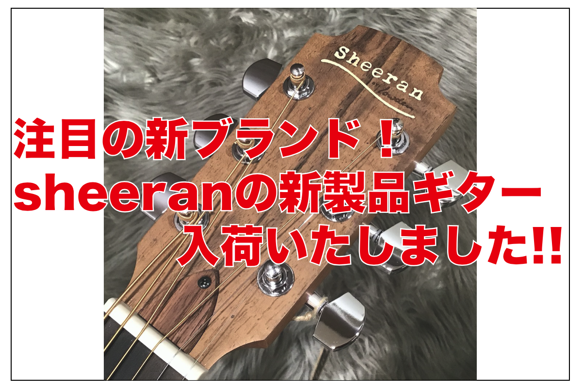 Sheeran by Lowdenのギターが新入荷！