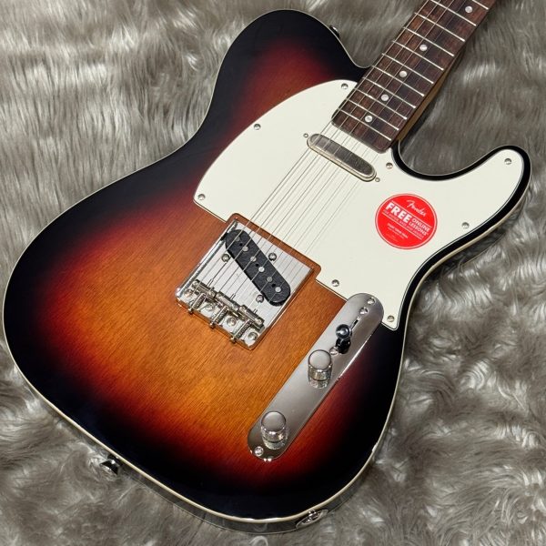 Classic Vibe ’60s Custom Telecaster / Laurel Fingerboard (3-Color Sunburst)<br />
￥ 69,300 (税込)<br />
アジア製ながらも、クラシックなデザインと本格的な木材を使用。オリジナル・ピックアップマイクも品質が高く、歯切れの良さがありつつも柔らかく広がりのある「ヴィンテージ系テレキャスターに求める音色」が得られる1本となっています。<br />
どうみてもカッコイイこのモデル、この価格帯では担当者のおすすめとなっております！！