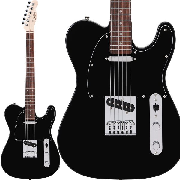 LTL-5-R-SS (Vintage Black)<br />
￥ 49,000 (税込)<br />
こちらはテレキャスター・タイプと呼ばれる形状で、噛みつくようなエッジのあるサウンドと、ふわっと柔らかいサウンドが同居した個性的で人気のあるなギターです。<br />
このタイプはヘビーなサウンドよりも歯切れの良いリズムギターに最適とされていて、女性バンドのギタリストやギターボーカルで良く使用が見られますが、実はテクニカルなリードギタリストの愛用も見かけます。<br />
また、「ハムバッカーモード・スイッチ」を搭載していますので、通常のテレキャスタータイプでは得られないヘビーなサウンドも得られます。