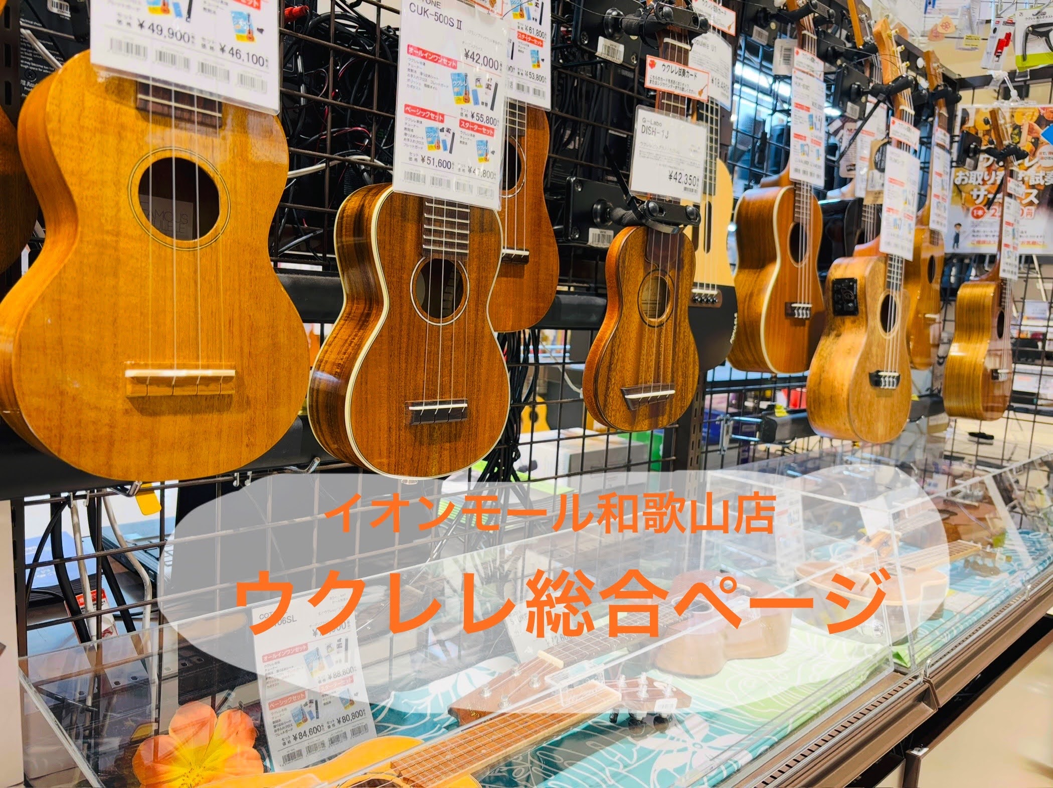皆さん、こんにちは！ウクレレ総合ページへようこそ！！はじめまして。イオンモール和歌山店ウクレレ担当の芝野(しばの)と申します。気軽に始められ、「ポロン♪」と可愛い音色のウクレレ♪皆さんも是非、この機会に始めてみませんか？ご試奏も大歓迎です♪ CONTENTS和歌山店のウクレレ品揃え気軽に始めたい方、 […]