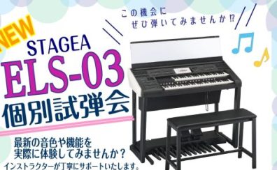 STAGEA ELS-03 個別試弾会 開催