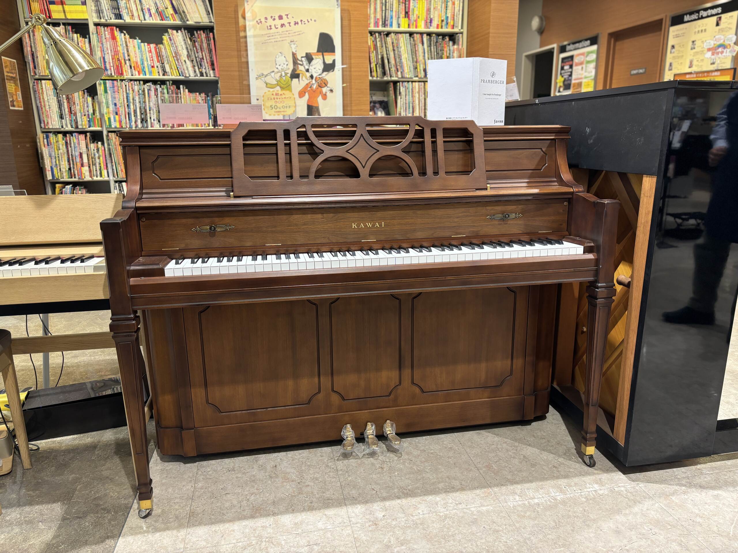 【NEW】中古アップライトピアノKAWAI　KL11WI（1974年製）