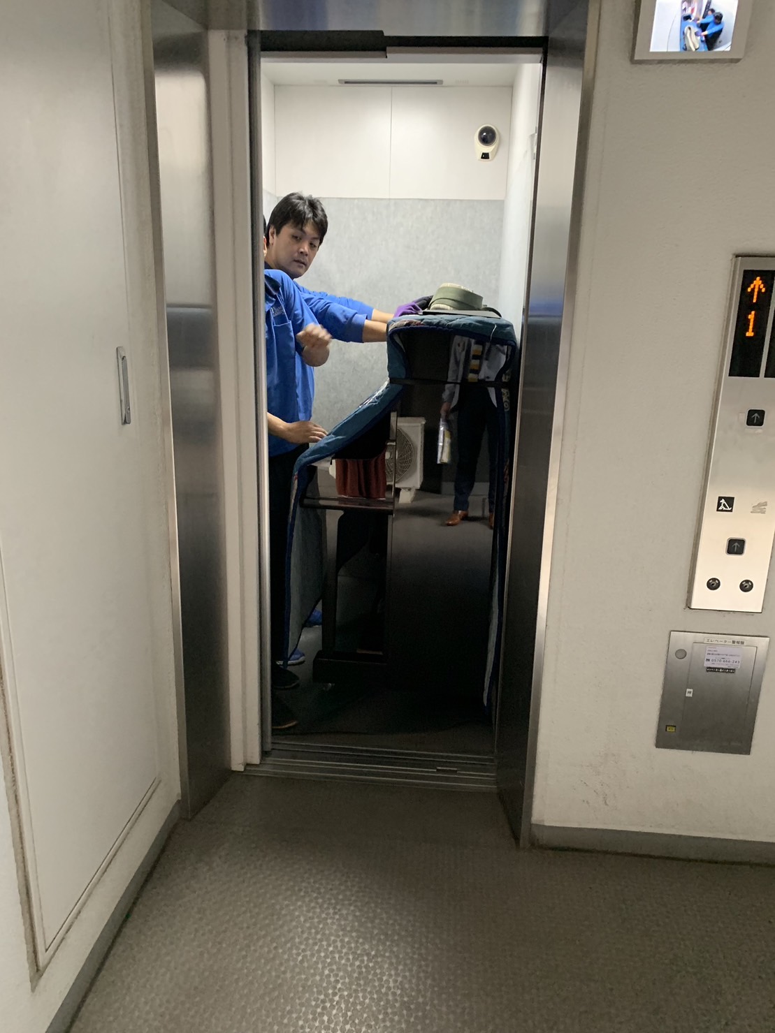 無事に乗り込みました！