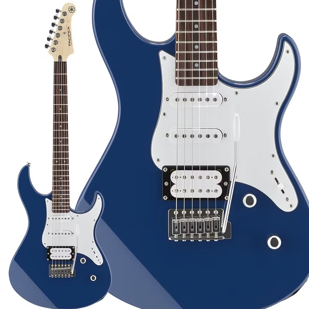 YAMAHA PACIFICA112V UTB
￥38,500(税込)
鮮やかな青が映えるユナイテッドブルー！青が好きな方は是非！