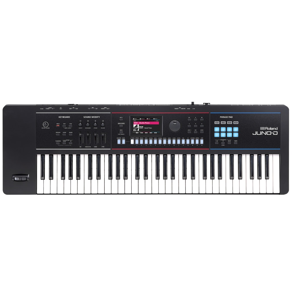 【JUNO-D6】

入門向けシンセの新定番。61鍵盤モデル
