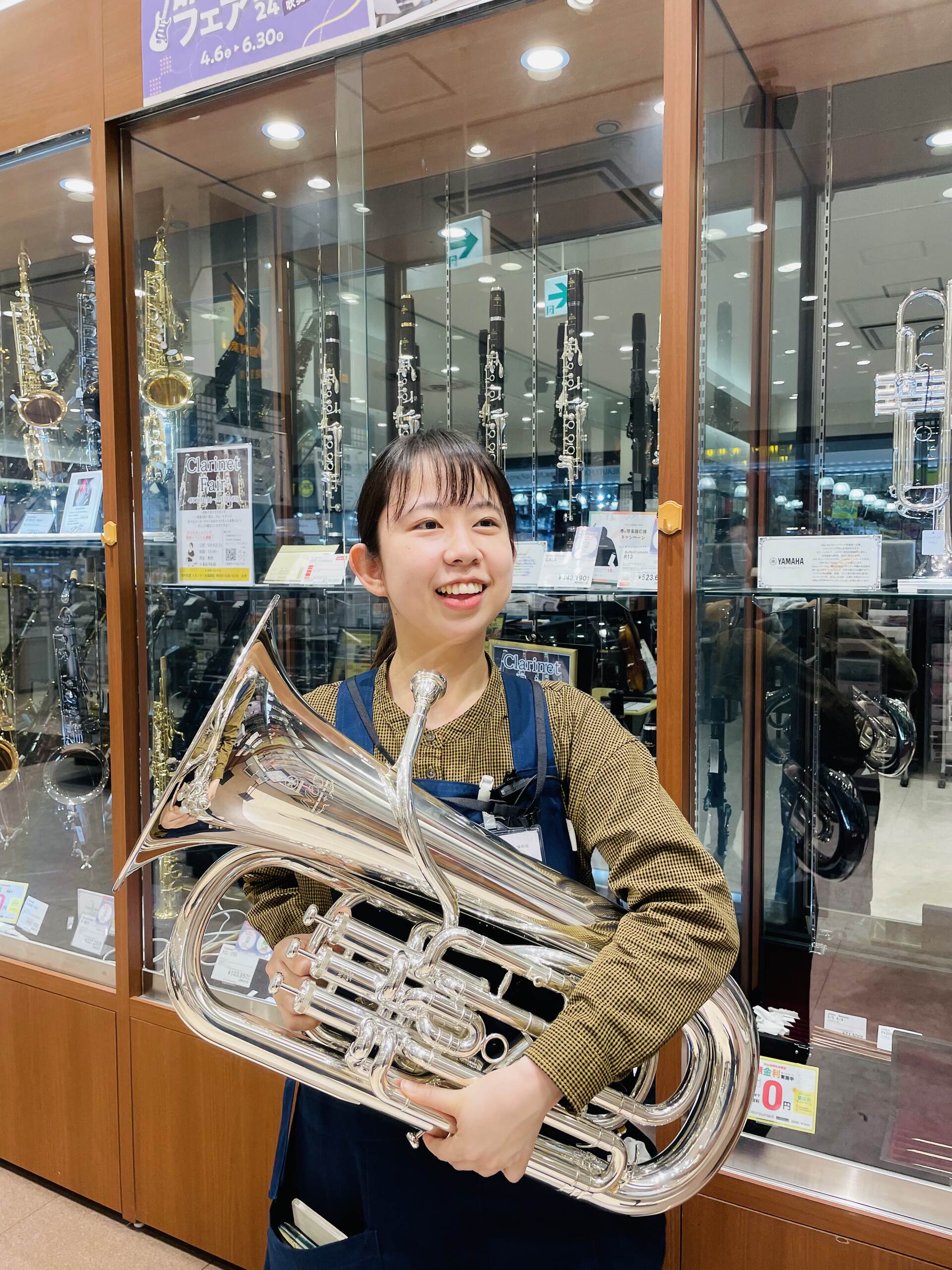 イオンモール福岡店　管楽器アドバイザー出水（でみず）