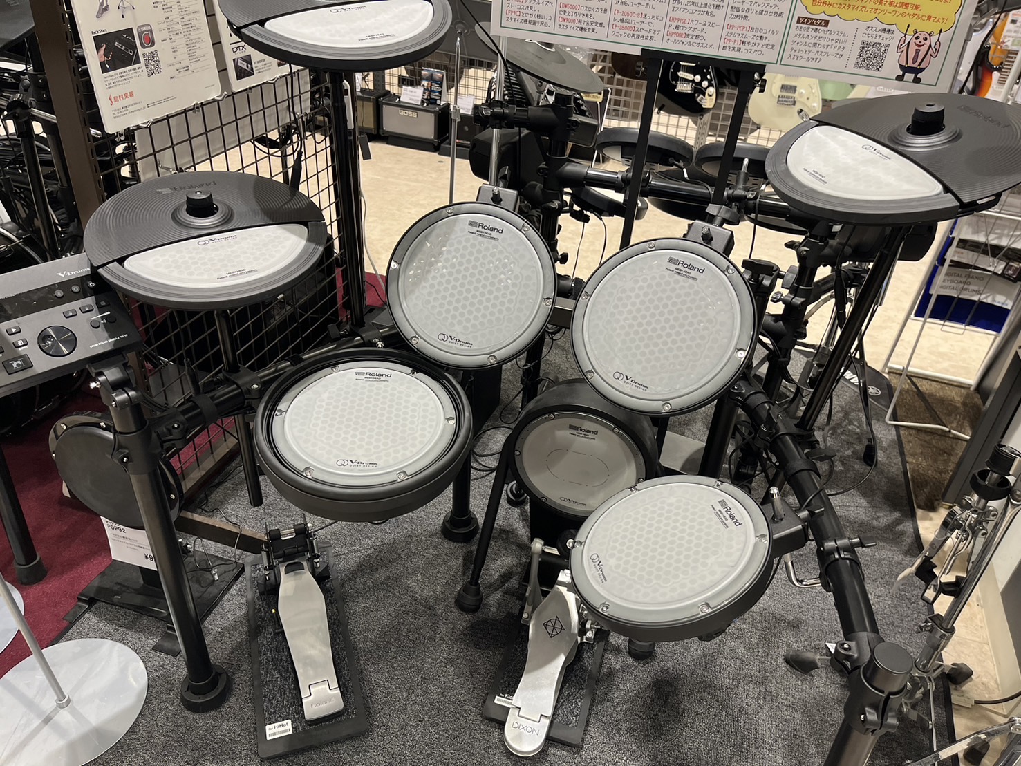 サイレント電子ドラムVQD106 V-Drums Quiet Design|音が静か！騒音対策