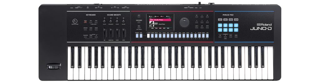 シンセサイザーRoland JUNO-D6|9年ぶりの新作！入門にも最適なお手軽
