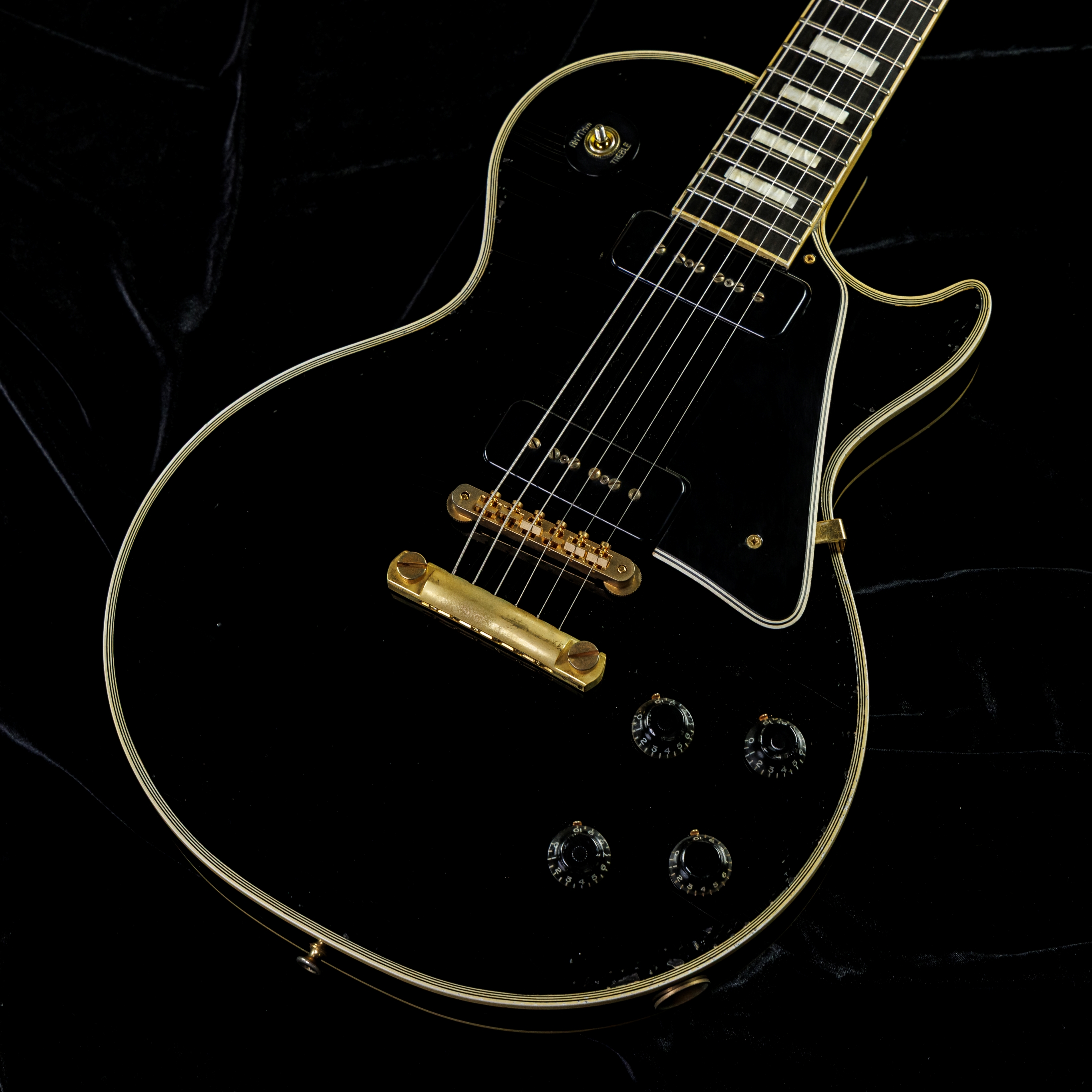 エレキギターLP CTM P-90 EBONY EB