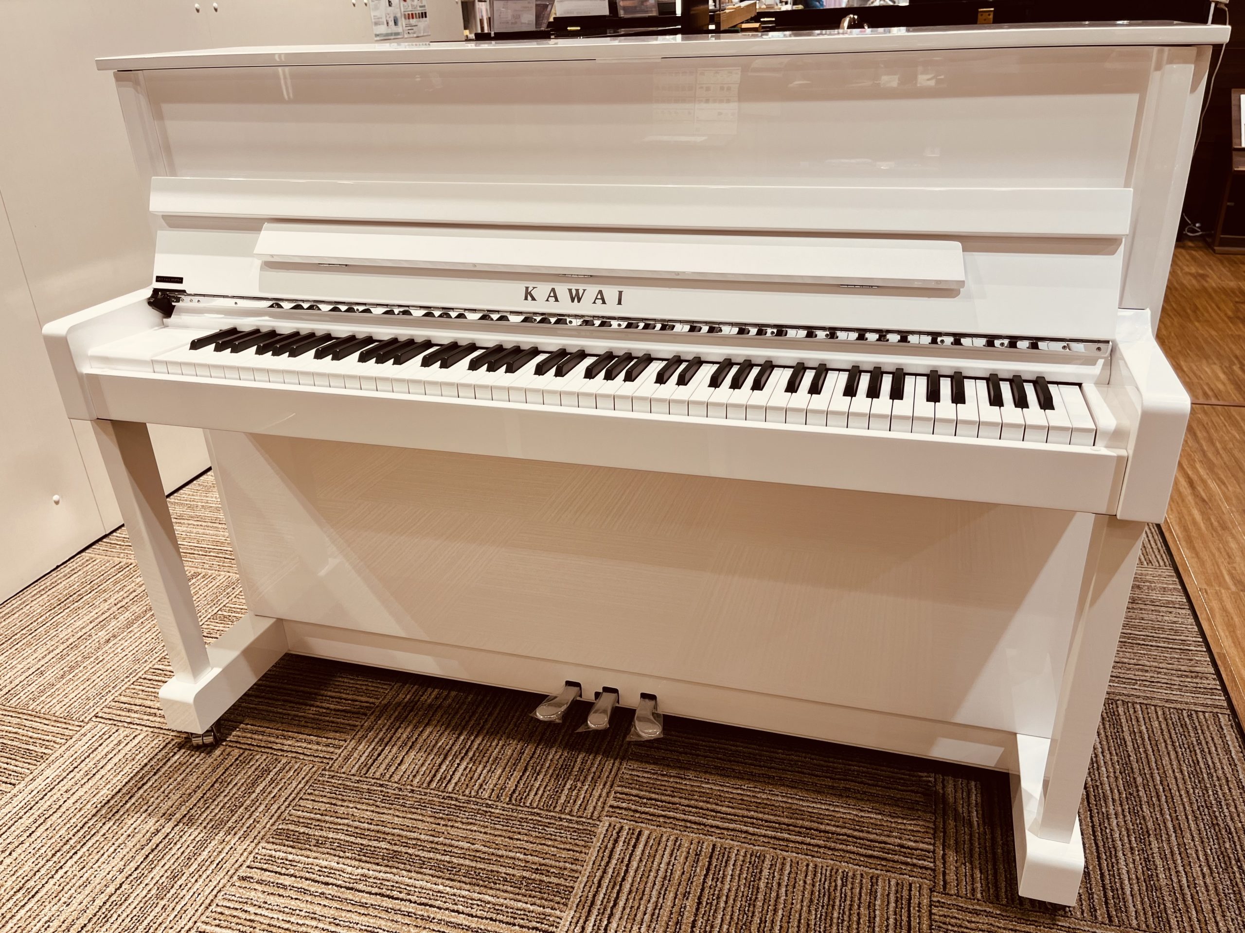 【SALE！】新品アップライトピアノKAWAI／K-114SX