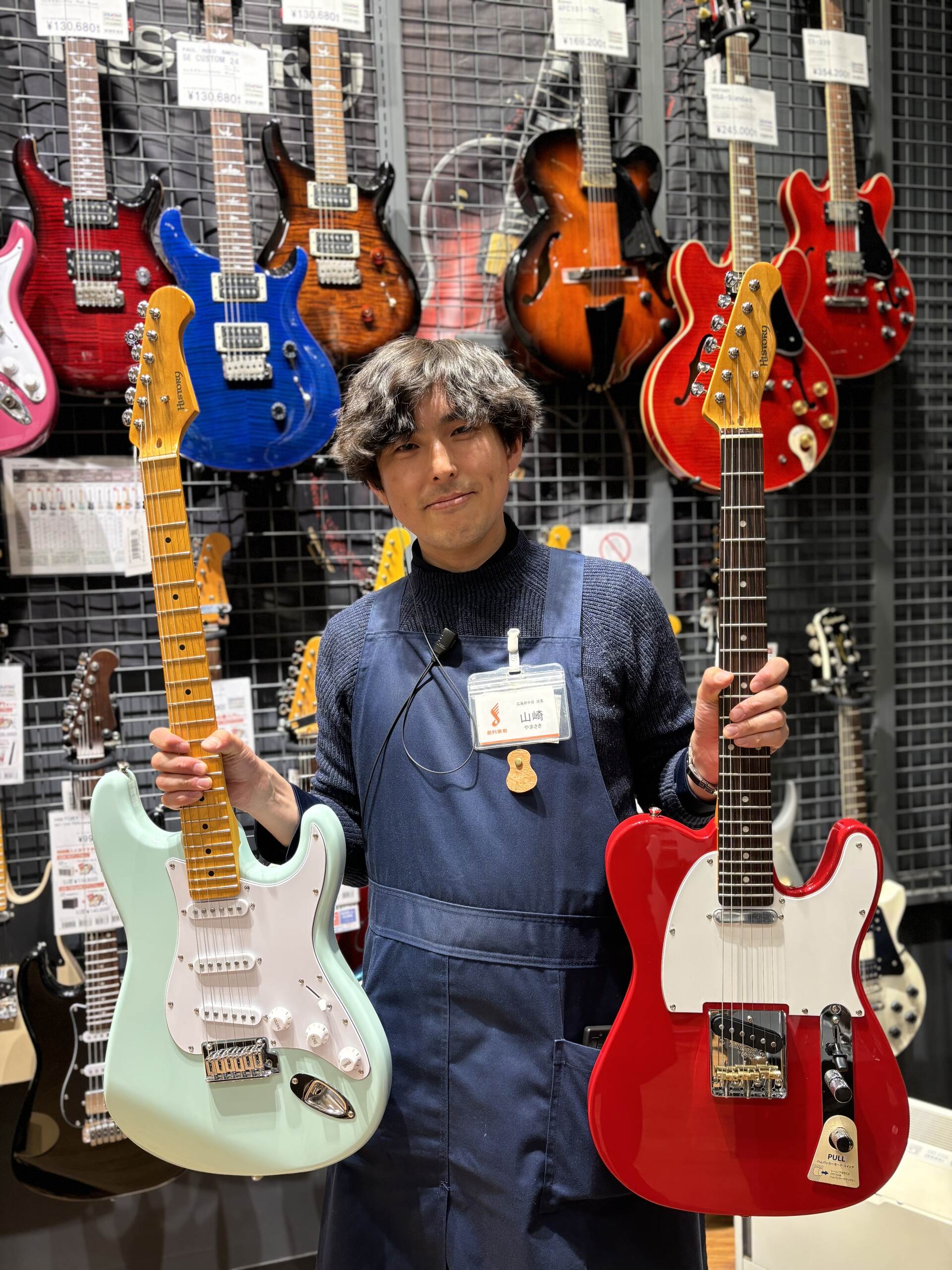 店長・ギターアドバイザー山崎（やまさき）