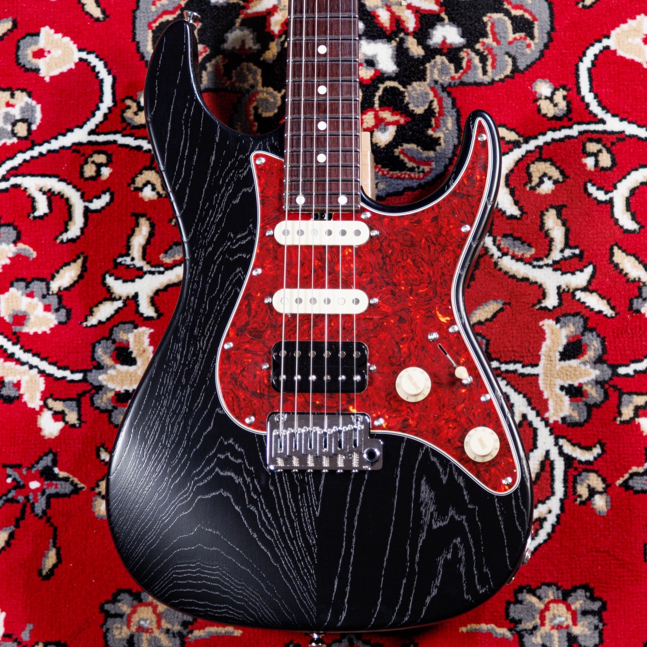 Red House GuitarsSeeker S/SSH 24F BLK Open Pore