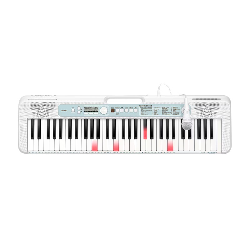 光る鍵盤の電子キーボードCASIO　LK-335