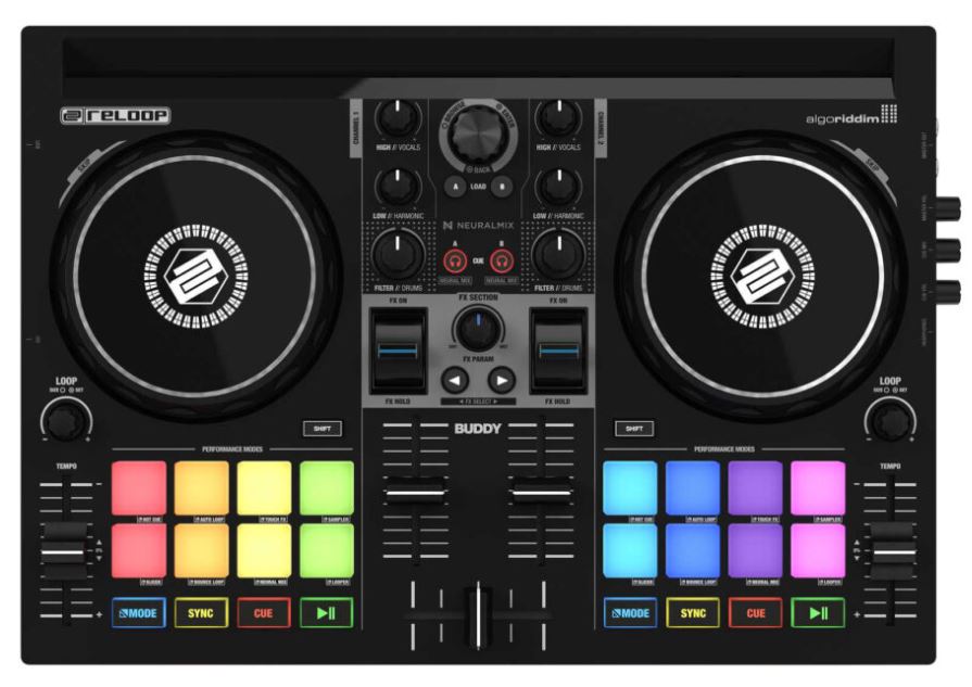 DJコントローラーReloop Buddy
