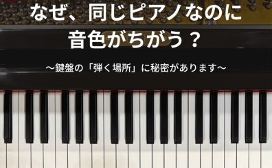 上手な人は、なぜ豊かな表現ができるのか？ピアノの仕組み①～鍵盤～【ピアノインストラクターブログ#4】
