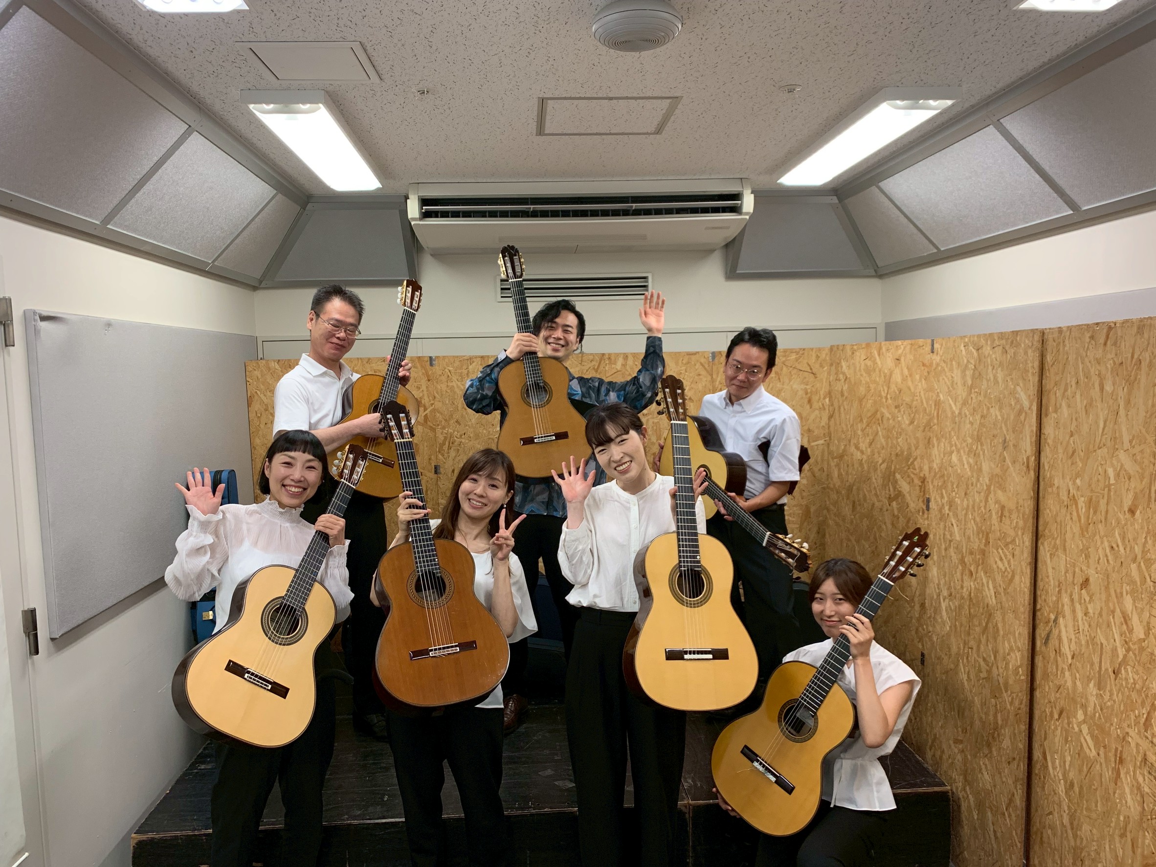 第1回　本番後の集合写真です。