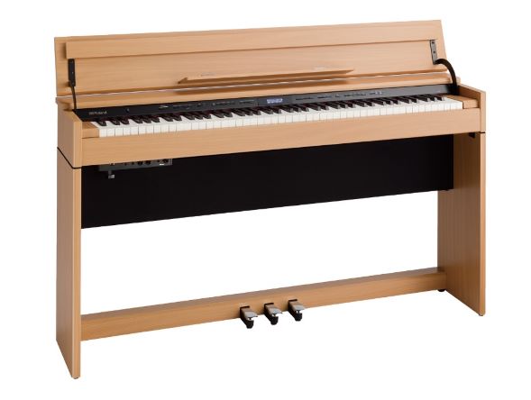 メーカー：Roland
型名：DP603 NBS
販売価格(税込)：￥198,000

☆スリムなデザインでありながら、木材×樹脂センターフレーム構造のハイブリッド鍵盤で高い演奏性と耐久性を両立。ローランド独自の「モデリング音源」搭載のモデルであり、一音一音異なる生きた音が味わえます。
