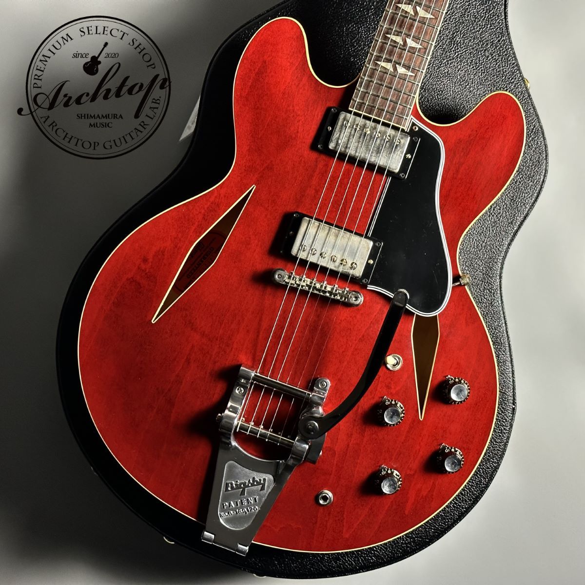 Gibson Custom ShopPSL Murphy Lab 1964 Trini Lopez Standard 60s Cherry Bigsby Ultra Light Aged