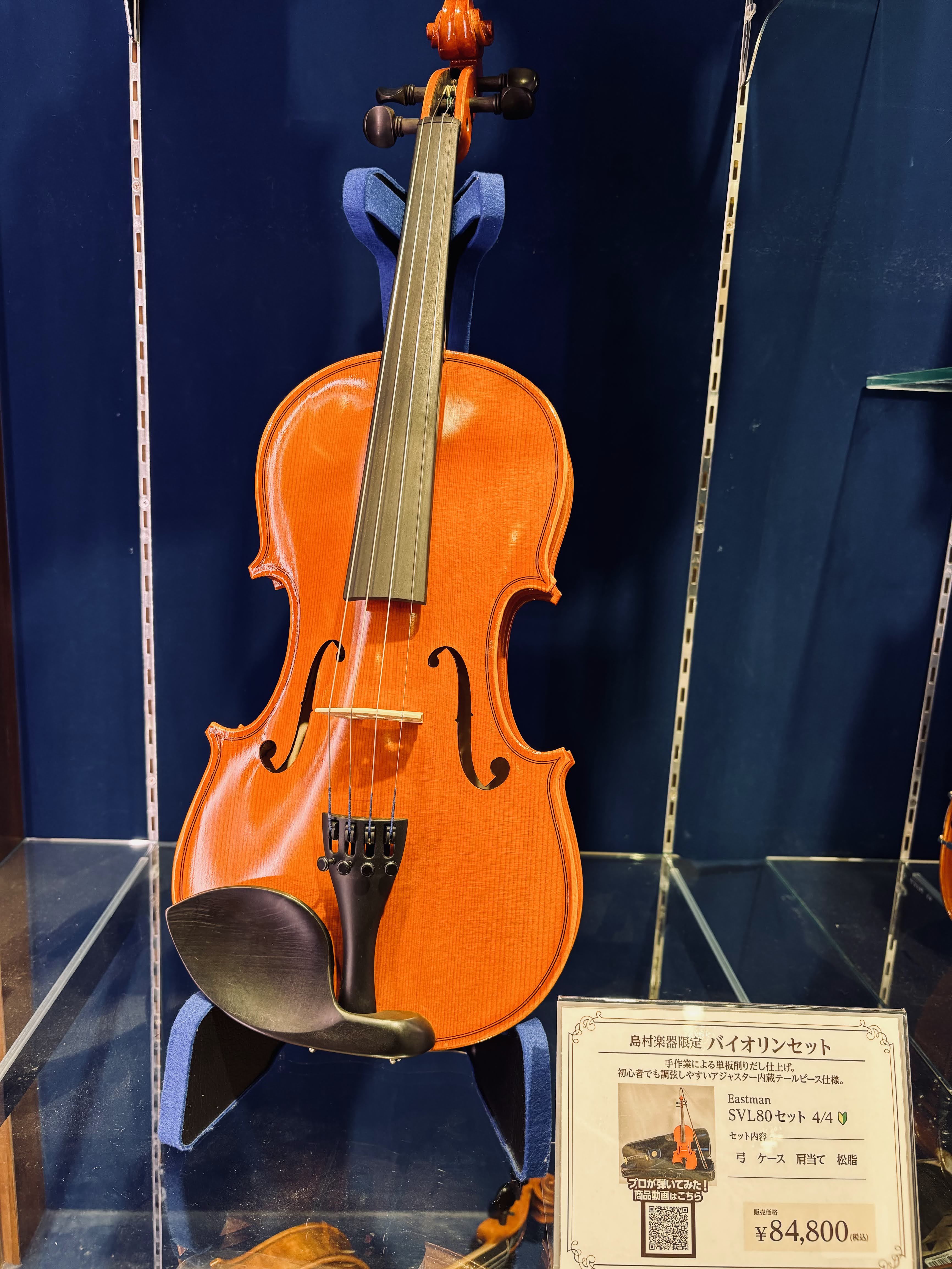 バイオリンセット　1/16～Eastman SVL80セット