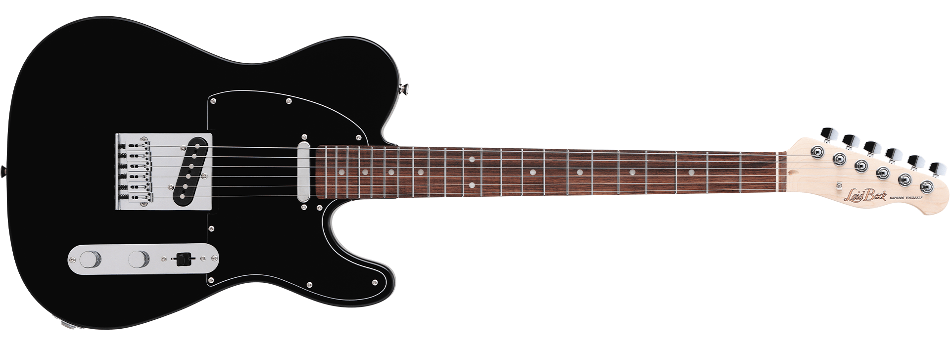 LaidBackLTL-5-R-SS Vintage Black