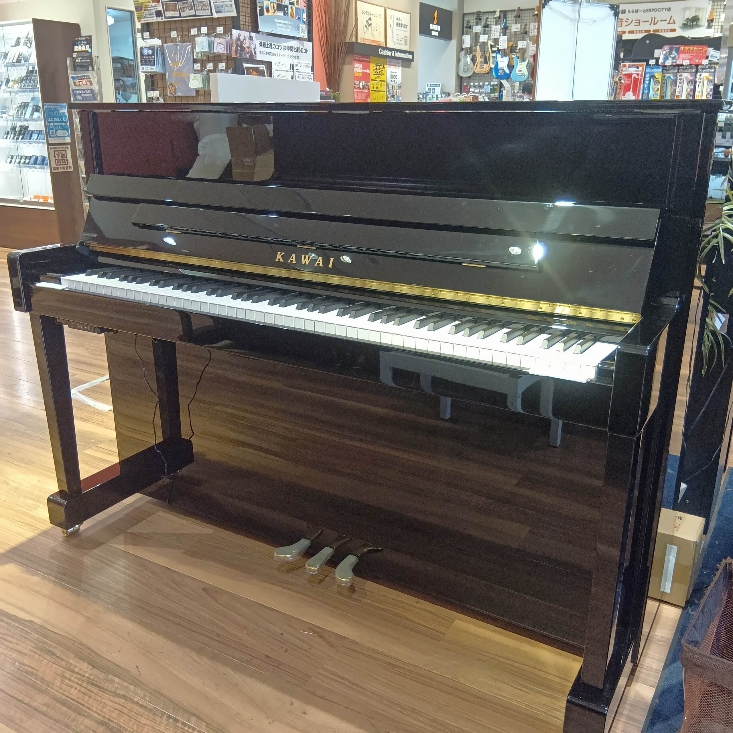 アップライトピアノ】KAWAI/K-114SX(消音ユニット付き)展示品の紹介