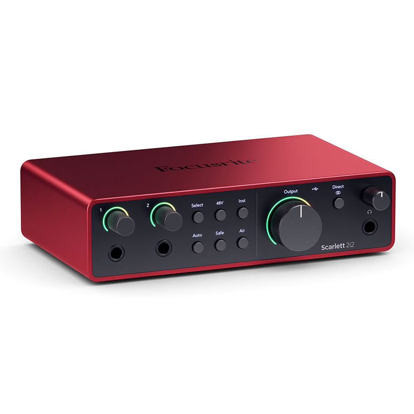 オーディオインターフェイスFocusrite Scarlett 2i2 gen4