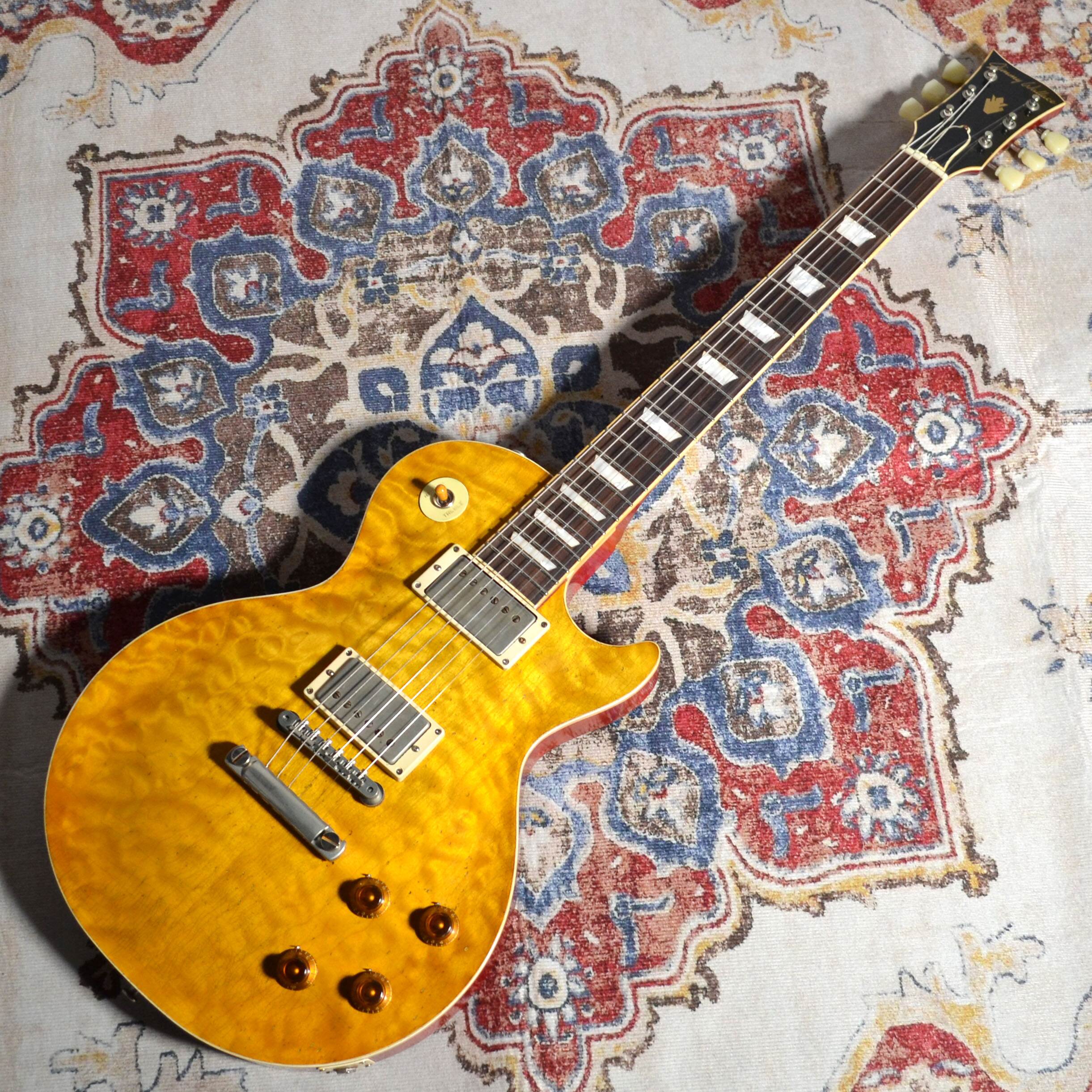 Jimmy WallaceLesPaul Quilt Top Aged