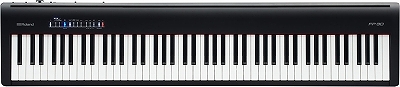 スタイリッシュ電子ピアノ
【FP-30X】
BK（ブラック）を展示

■外寸(mm):幅1300××奥行き284×高さ150
■質量:14.1kg
■付属品：譜面立て

￥99,000(税込)