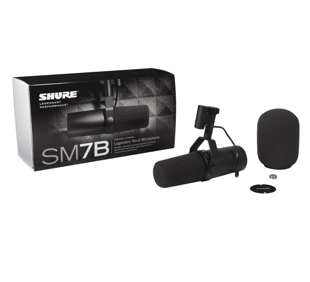 ポッドキャストマイクロフォンSHURE SM7B