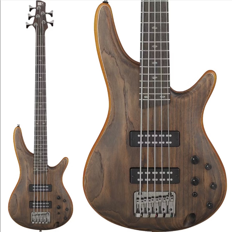 Ibanez SR5AH
多弦（5弦）＆アクティブ回路搭載。多ジャンル対応＆低音レンジ拡大に最適