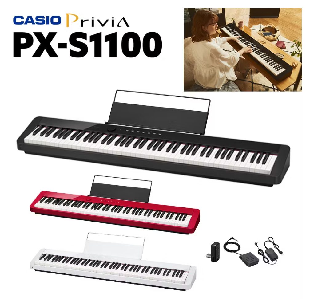 🎹電子ピアノ🎹】新生活にぴっり♫インテリアになじむ、省スペース