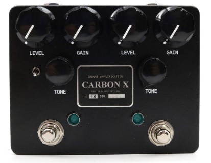 Browne AmplificationCarbon X Dual Overdrive