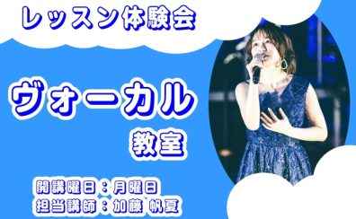 松原市・平野区のヴォーカル教室｜オーダーメイドレッスンで上達【WEB申込24時間受付中】