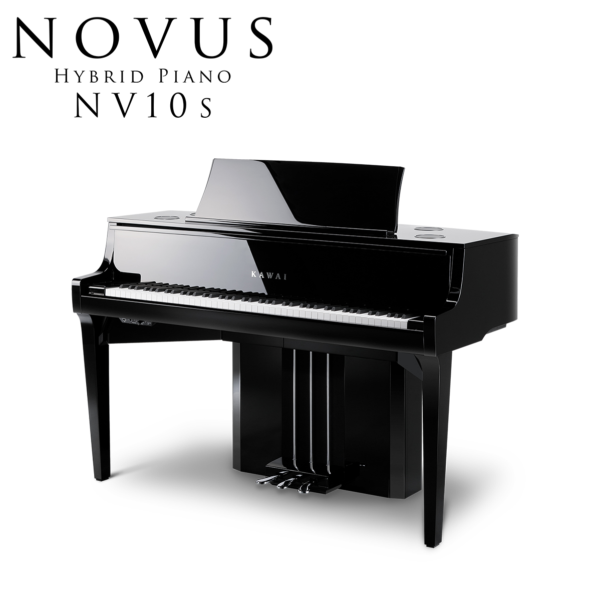KAWAI NOVUS NV10S　￥954,800(税込)
ペダルを踏んだ時の鍵盤のタッチ変化まで再現。
電子ピアノでより繊細な演奏を求める方に。