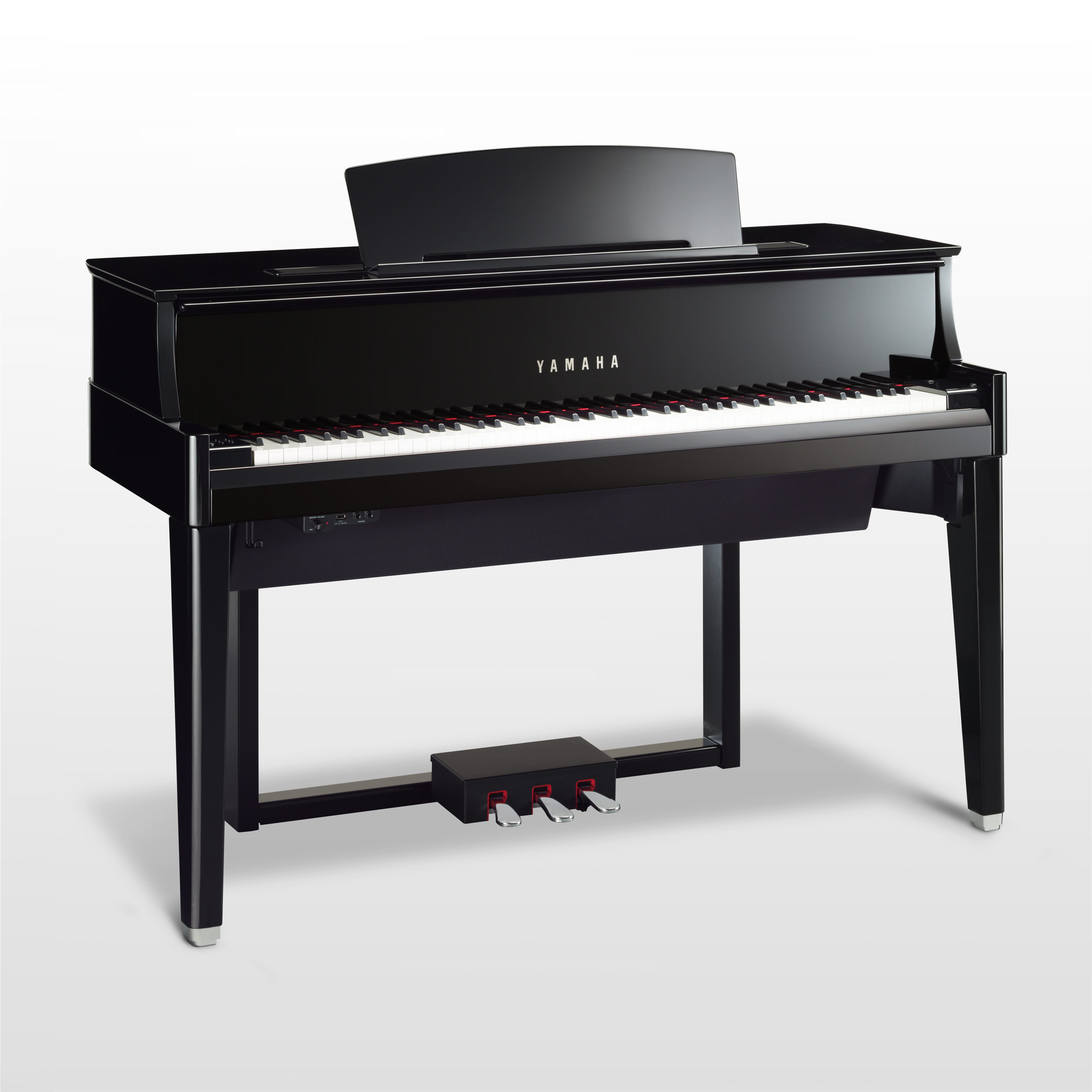 YAMAHA N1X　￥715,000(税込)
ヤマハのグランドピアノアクション搭載モデル。
グランドピアノの弾き心地をしっかりと再現。