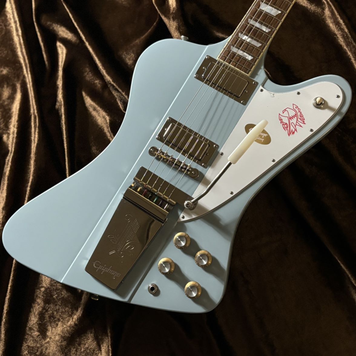 Epiphone 1963 Firebird V Frost Blue Inspired by Gibson Custom