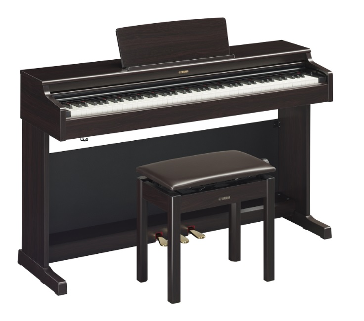 グランドピアノの音と響きにこだわったベーシックな電子ピアノ「ARIUS（アリウス）」YAMAHA / YDP-166（R）