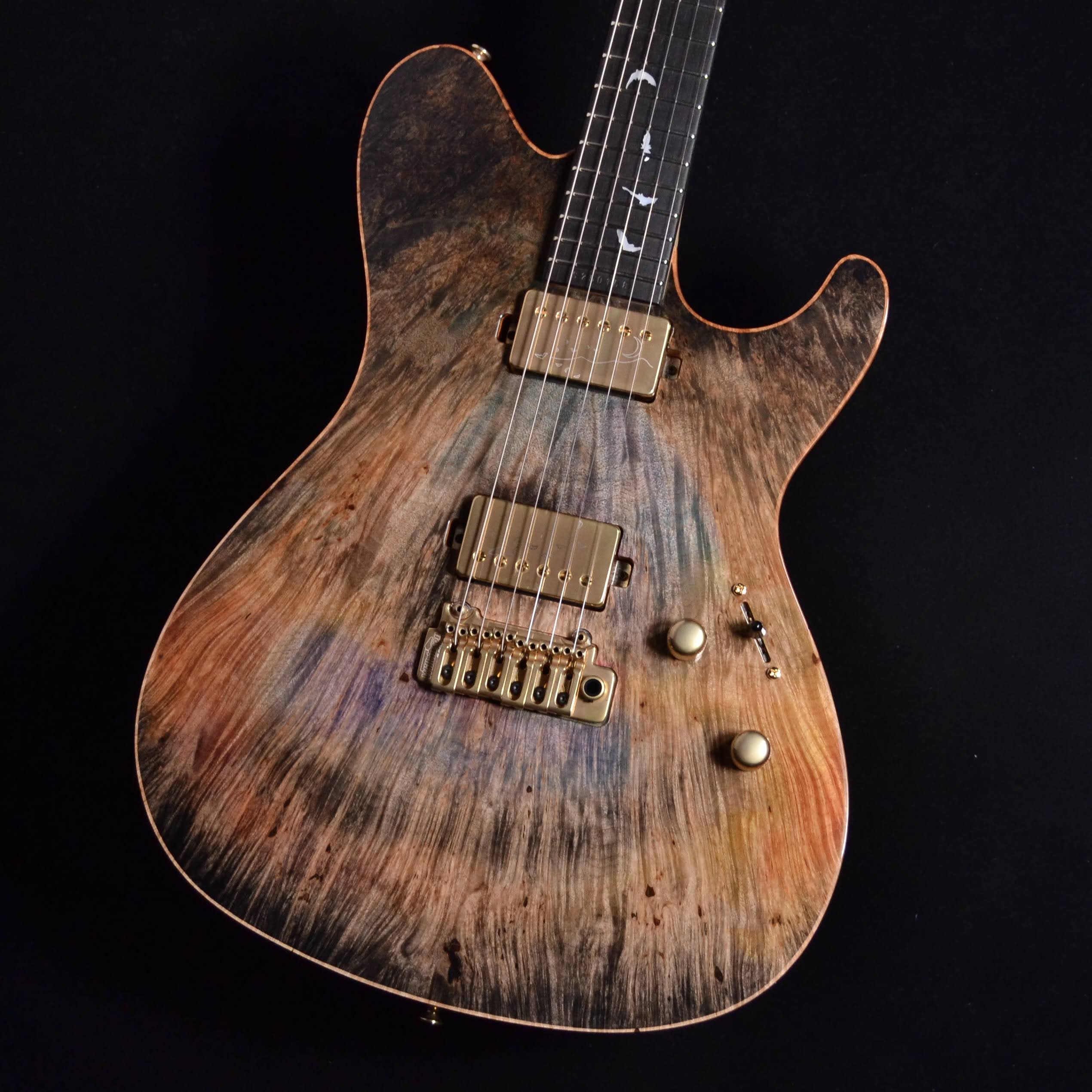 Sugi Guitars【Sold Out】DS496E BM-PRM/A-mahogany Body ”DarkMatter”【4.16kg】