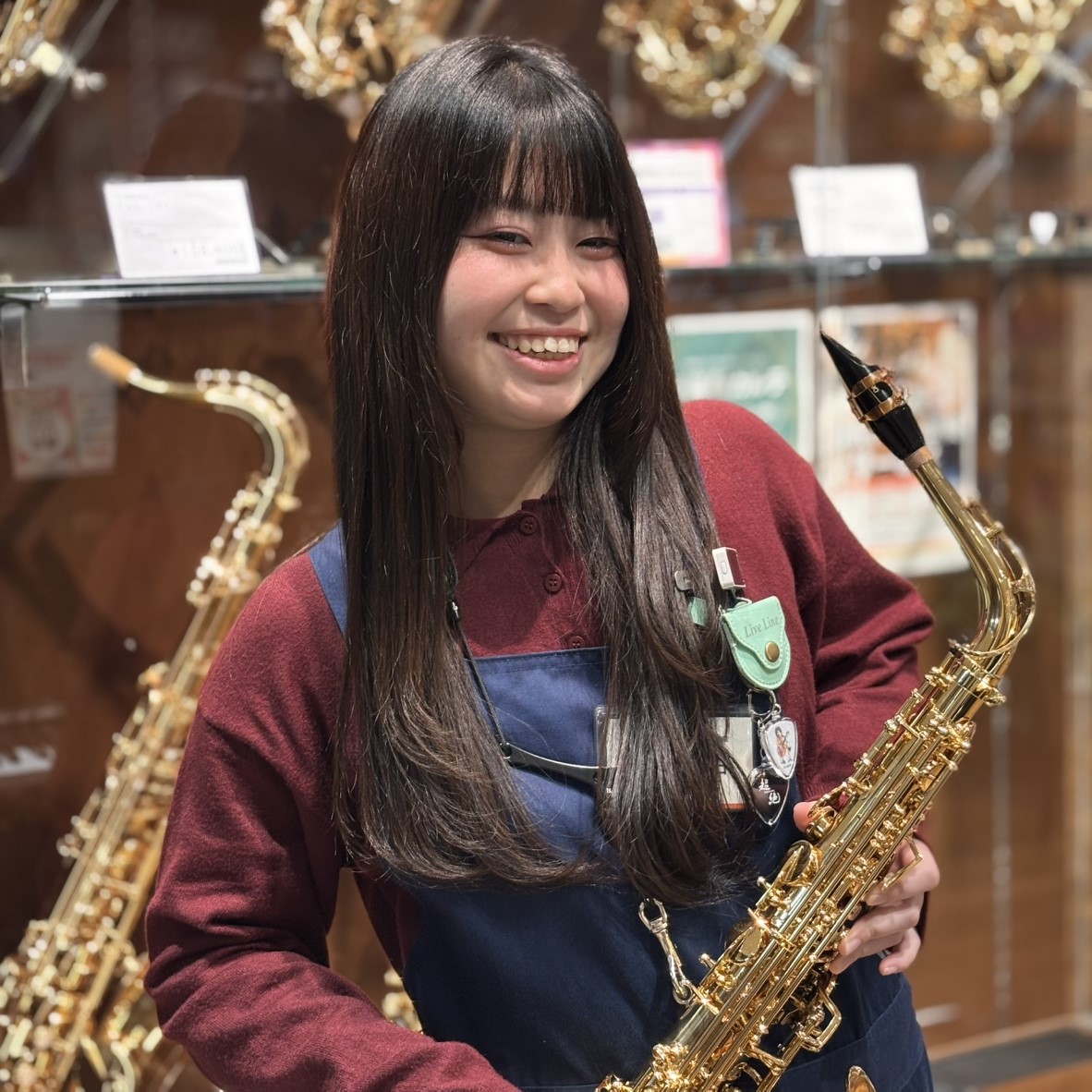 サックスの事、お任せください🎷担当：増田(ますだ)