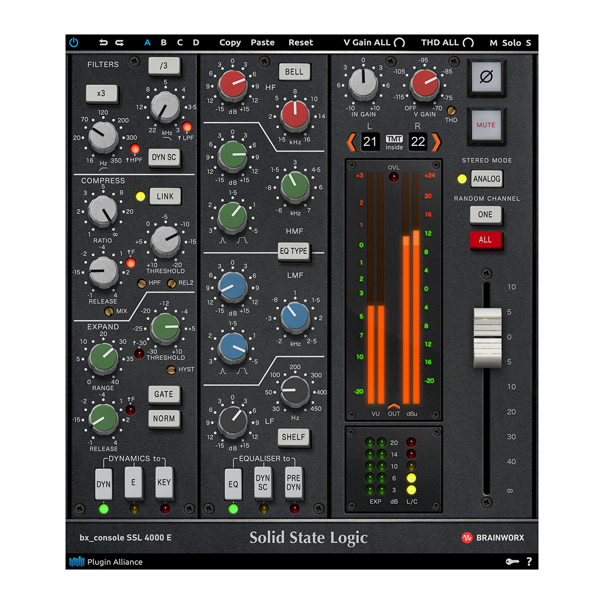 Plugin Alliance(プラグインアライアンス)Brainworx bx_console SSL 4000 E 