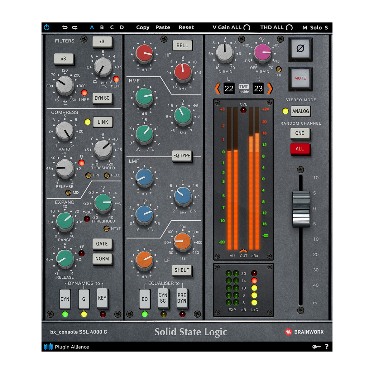 Plugin Alliance(プラグインアライアンス)Brainworx bx_console SSL 4000 G 