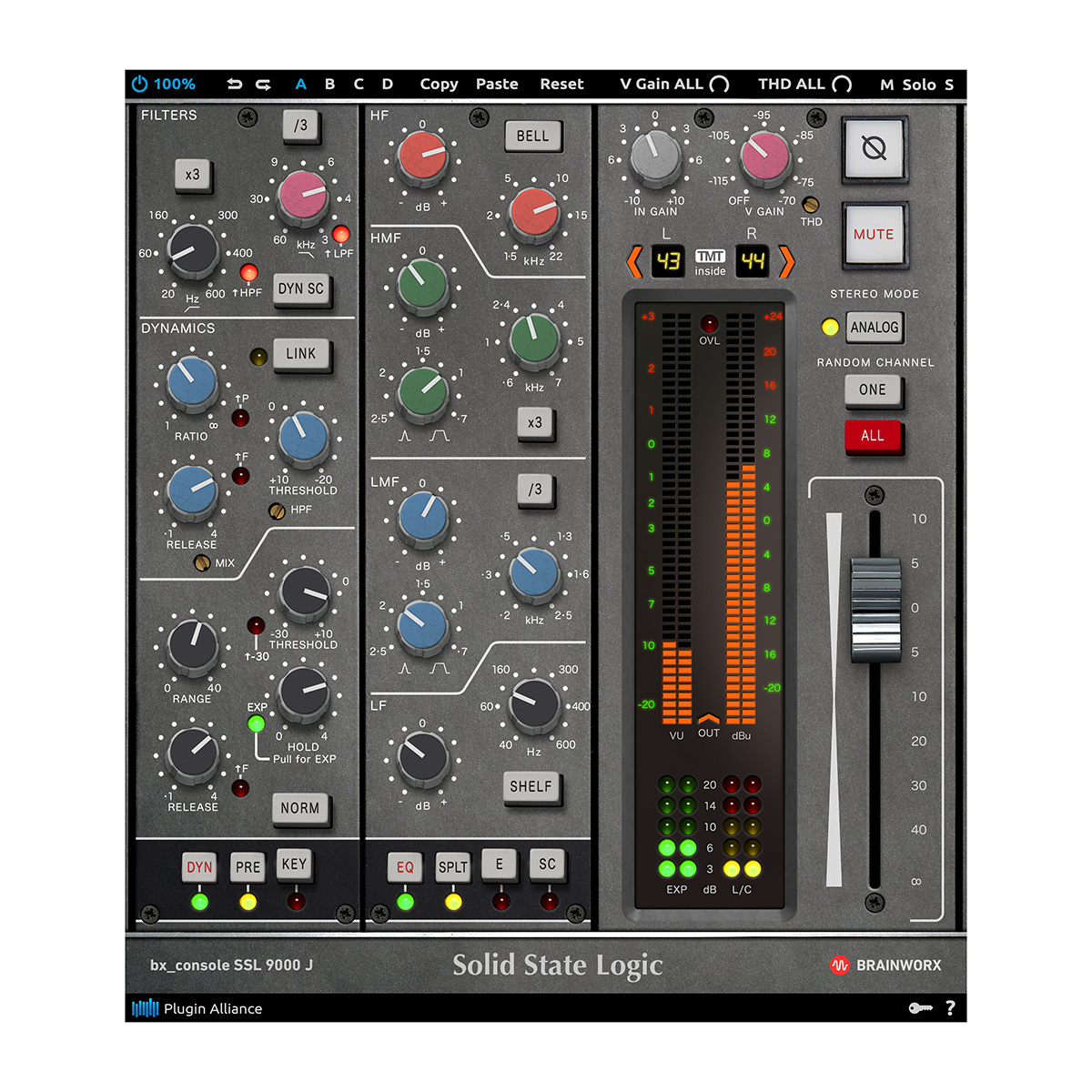Plugin Alliance(プラグインアライアンス)Brainworx bx_console SSL 9000 J