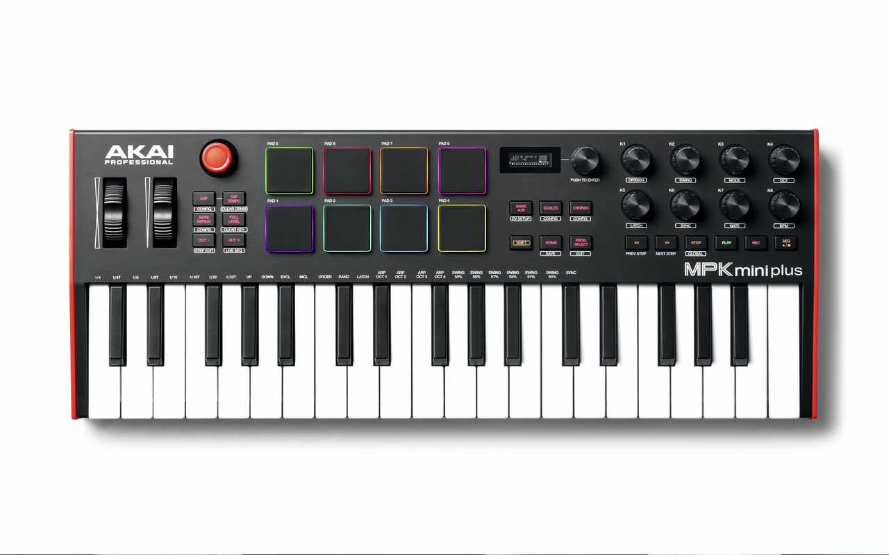 USB-MIDIキーボードAKAI MPK mini Plus
