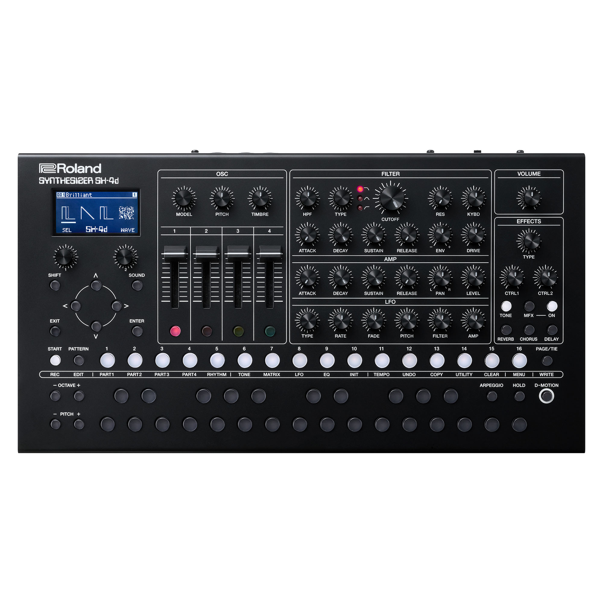 テーブルトップシンセサイザーRoland SH-4d